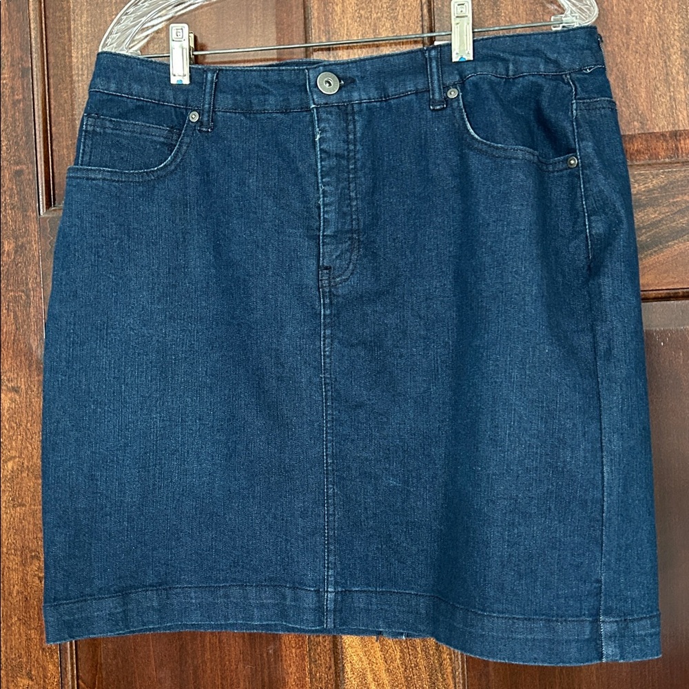 Style & Co. Indigo Denim Skirt NWT